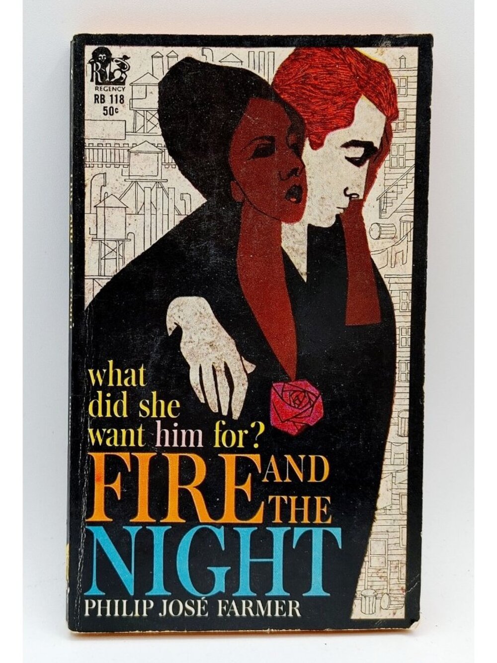 Fire And The Night Paperback Book By Philip Jose Farmer 1962 FIRST Edition